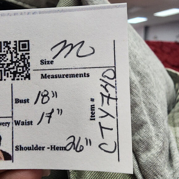 Triple Five Soul Grey Camo Cotton Zip Up Jacket Size M - Picture 10 of 10